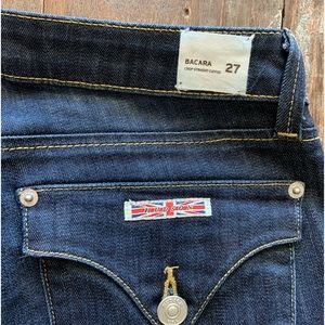 Hudson Bacara Crop Straight Cuffed Jean Size: 27